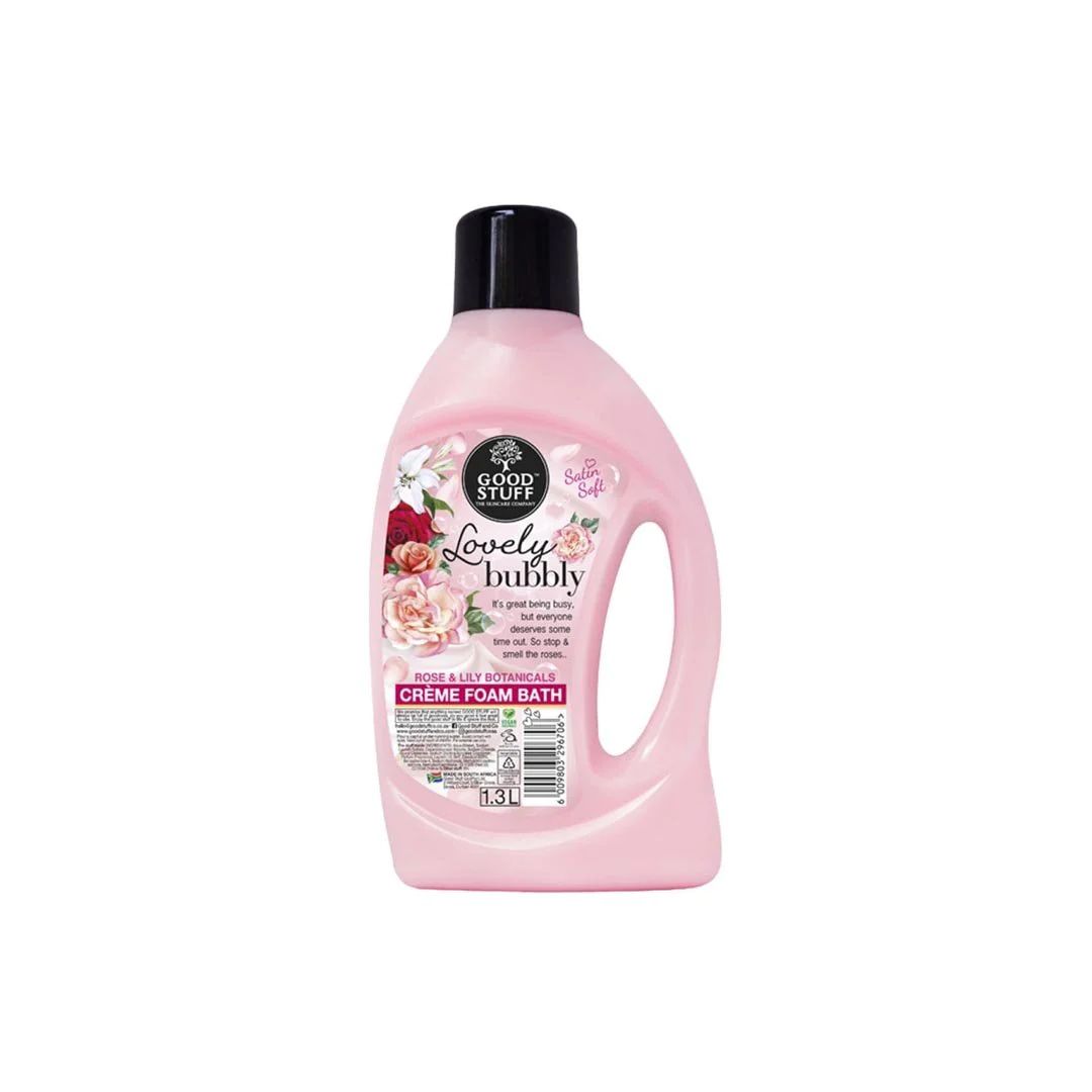 Good Stuff Lovely bubbly Rose & Lily Botanicals Creme Foam bath