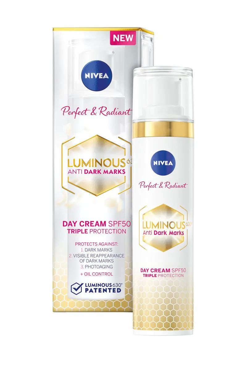 NIVEA Luminous 630 Anti Dark Marks Day cream SPF 50 Triple protection