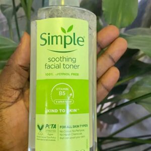 Simple Soothing Facial Toner